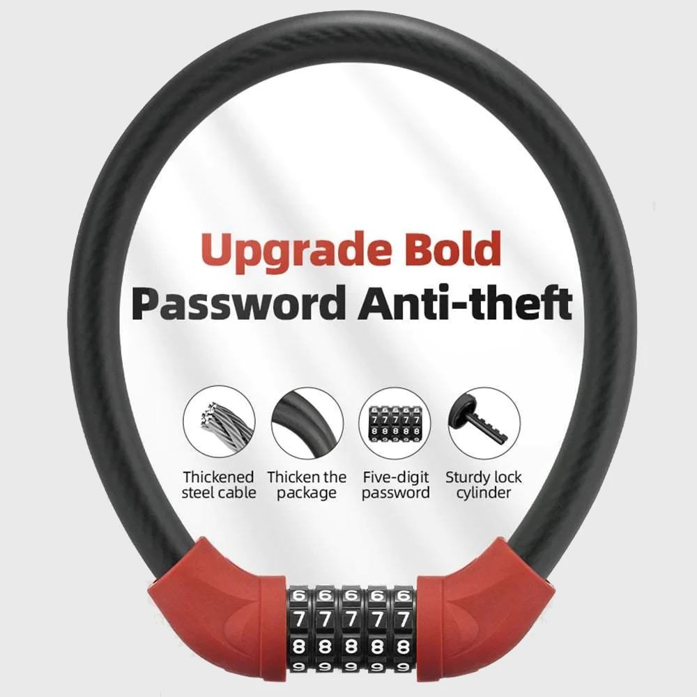 Bicycle Combination Lock Anti-Theft Portable Security Steel Chain MTB Bike Password Lock Motorcycle Password Universal
Bicycle Combination Lock Anti-Theft Portable Security Steel Chain MTB Bike Password Lock Motorcycle Password Universal