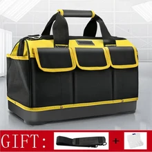 Multi-Function Portable Tool Bag 1680D Oxford Cloth Electrician Kit, Multi-Pocket Waterproof Heavy Other Hand Tools Storage Bag
Multi-Function Portable Tool Bag 1680D Oxford Cloth Electrician Kit, Multi-Pocket Waterproof Heavy Other Hand Tools Storage Bag