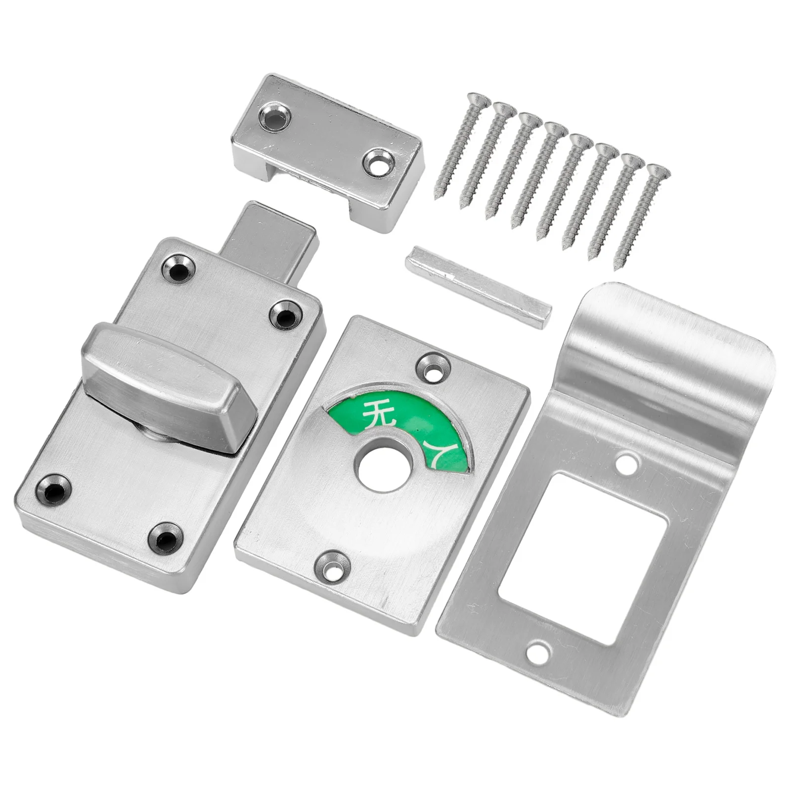 1 Set Indicator Door Lock Stainless Steel Latch Lock Latch Indicator Lock Alloy Latch Indicator Lock Hardware Accessories
1 Set Indicator Door Lock Stainless Steel Latch Lock Latch Indicator Lock Alloy Latch Indicator Lock Hardware Accessories