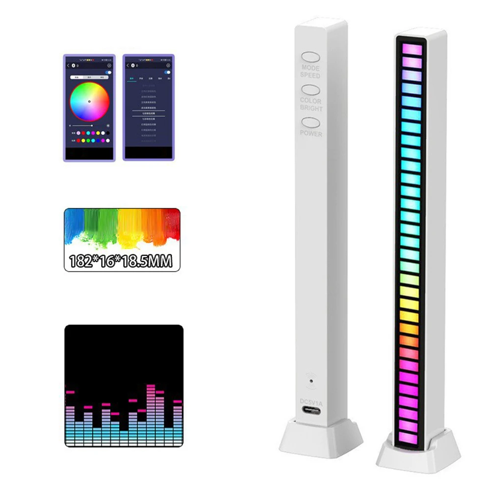 Innovative App Control RGB Music Rhythm Light Bar for Compact and Portable LED Night Lights with Creative 5V USB
Innovative App Control RGB Music Rhythm Light Bar for Compact and Portable LED Night Lights with Creative 5V USB