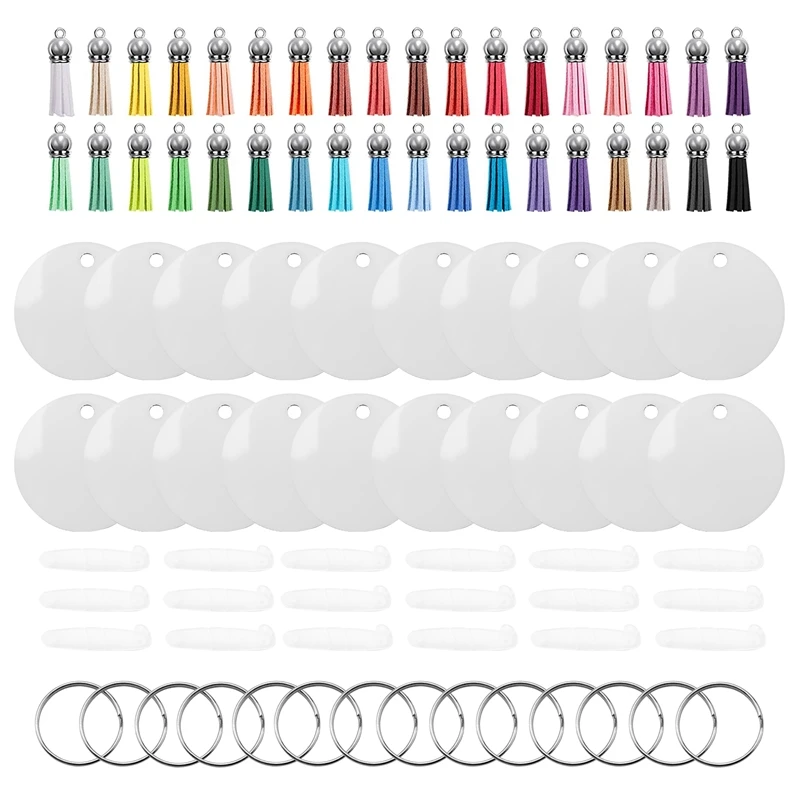 50 комплектов пустых брелоков для ключей с сублимацией, Набор декоративных этикеток с 2-дюймовыми заготовками для брелоков с теплопередачей
50 комплектов пустых брелоков для ключей с сублимацией, Набор декоративных этикеток с 2-дюймовыми заготовками для брелоков с теплопередачей