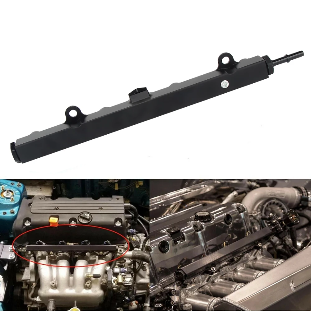 K Series black fuel rail suit aluminium modified fuel rail for HONDA/Acura K20-K24
K Series black fuel rail suit aluminium modified fuel rail for HONDA/Acura K20-K24