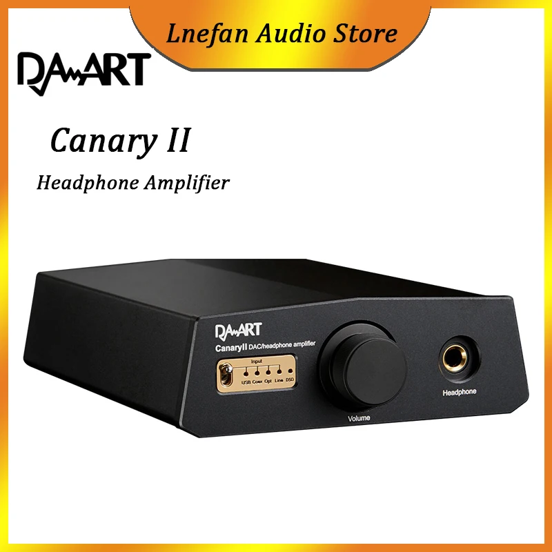 DAART Yulong Canary II ES9038Q2M DAC Headphone Amplifier USB XU208 DSD512 32Bit PCM768KHz Decoding HiFi Audio Decoder Pre amp
DAART Yulong Canary II ES9038Q2M DAC Headphone Amplifier USB XU208 DSD512 32Bit PCM768KHz Decoding HiFi Audio Decoder Pre amp