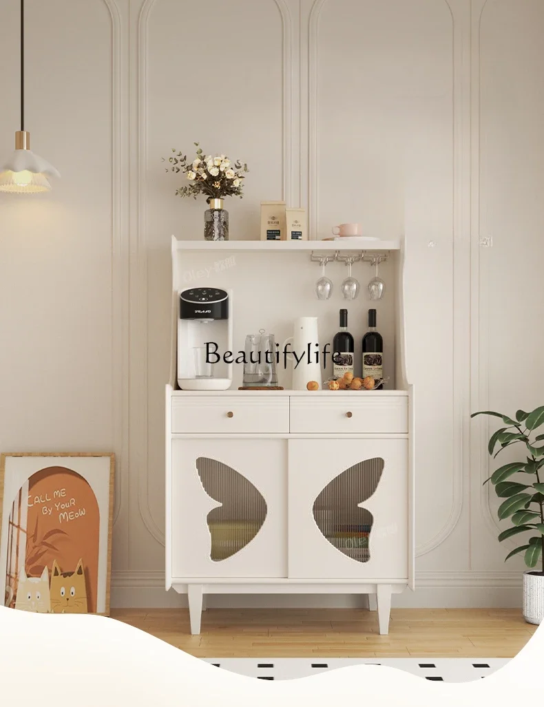 Cream Style Restaurant Small Apartment Paint Sideboard Cabinet Simple Multifunctional Living Room Storage Tea Cabinet
Cream Style Restaurant Small Apartment Paint Sideboard Cabinet Simple Multifunctional Living Room Storage Tea Cabinet