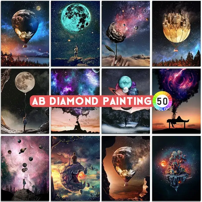 Алмазная живопись AB, пейзаж 5D, «сделай сам», фантастическая планета, вышивка крестиком, мозаика, настенные наклейки, домашний декор
Алмазная живопись AB, пейзаж 5D, «сделай сам», фантастическая планета, вышивка крестиком, мозаика, настенные наклейки, домашний декор