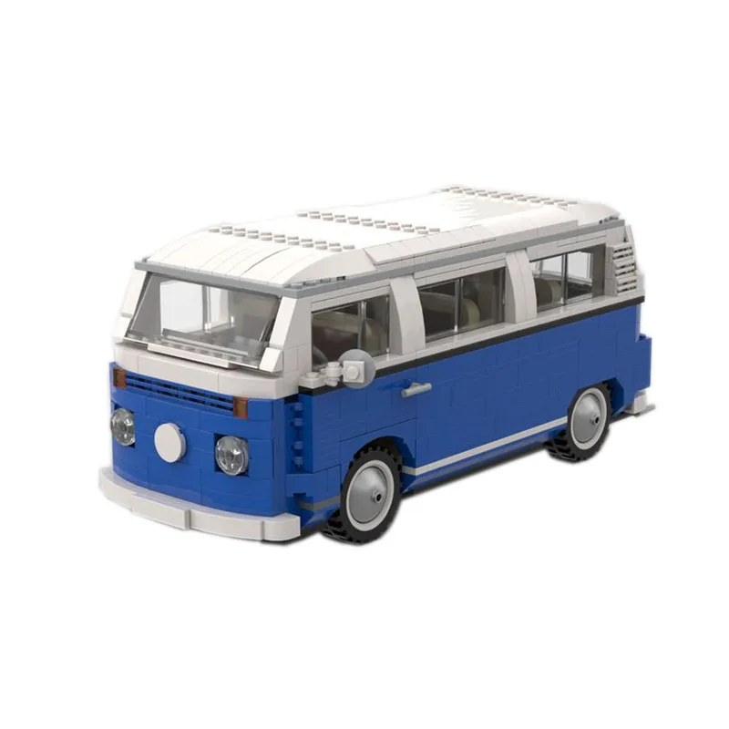 MOC-88278 New T2 Camper Van Blue Assembly Patchwork Building Block Model • 1145 Building Block Parts Kids Birthday Toy Gift
MOC-88278 New T2 Camper Van Blue Assembly Patchwork Building Block Model • 1145 Building Block Parts Kids Birthday Toy Gift
