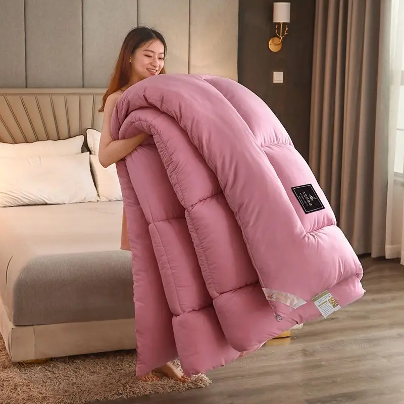 New Soy Fiber Quilt Core, Spring Autumn Quilt Winter Sanding, Thickening Comforter, Warm Winter Blanket Twin Queen King Size
New Soy Fiber Quilt Core, Spring Autumn Quilt Winter Sanding, Thickening Comforter, Warm Winter Blanket Twin Queen King Size