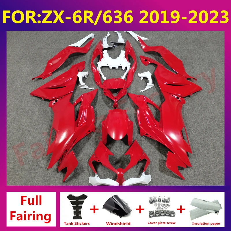 Для kawasaki ZX6R 636 ZX-6R 2019 2020 2021 2022 2023 Новинка ABS Мотоциклетный полный комплект обтекателей подходит для обтекателей кузов красный белый
Для kawasaki ZX6R 636 ZX-6R 2019 2020 2021 2022 2023 Новинка ABS Мотоциклетный полный комплект обтекателей подходит для обтекателей кузов красный белый