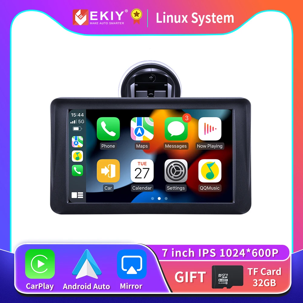 EKIY Universal 7inch Car Radio Multimedia Video Player Wireless Carplay Wireless Android Auto Touch Screen For Nissan Toyota VW 
EKIY Universal 7inch Car Radio Multimedia Video Player Wireless Carplay Wireless Android Auto Touch Screen For Nissan Toyota VW