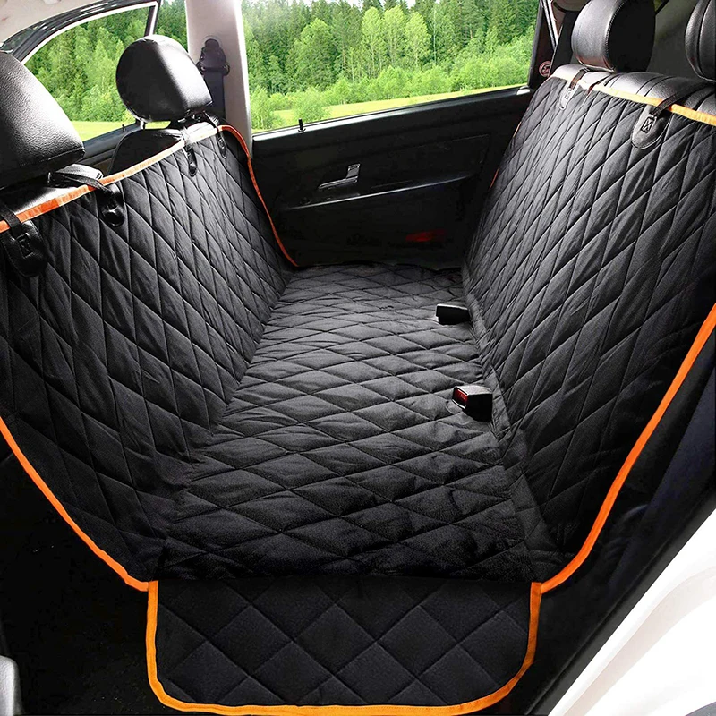 

For Tesla Model 3 Y Dog Car Seat Cover View Mesh Pet Carrier Hammock Safety Protector Car Rear Back Seat Mat with travel