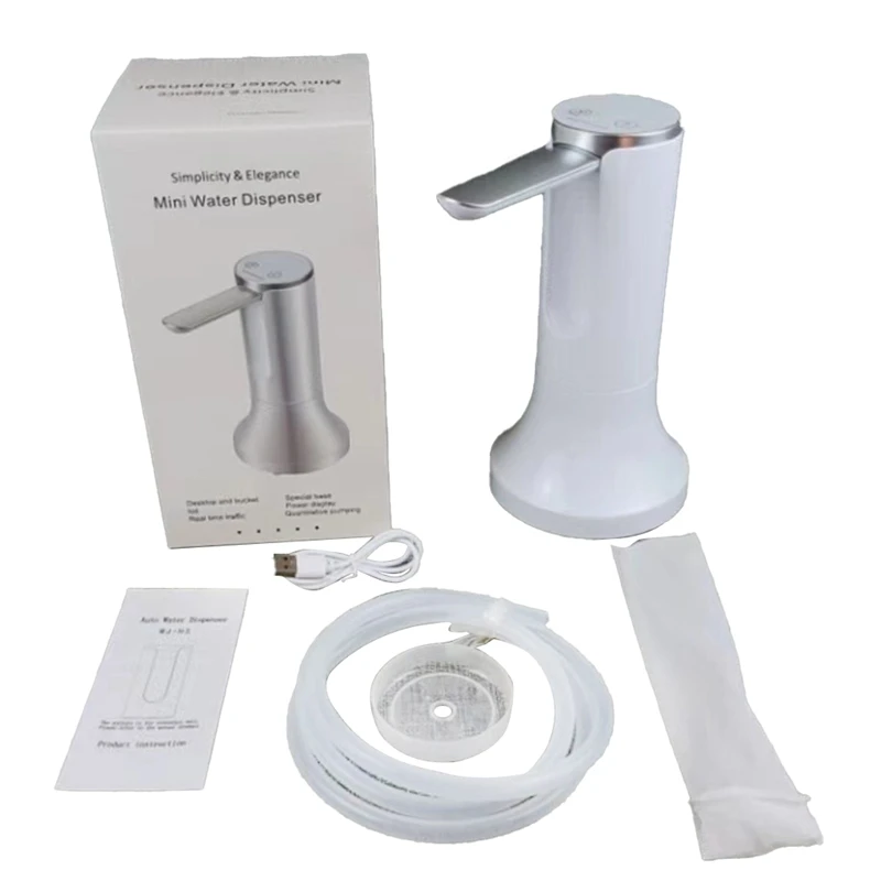 Electric Water Pump Water Pump 5 Gallon Bottle Automatic Smart Foldable Desktop Rechargeable Drinking Water Dispenser
Electric Water Pump Water Pump 5 Gallon Bottle Automatic Smart Foldable Desktop Rechargeable Drinking Water Dispenser