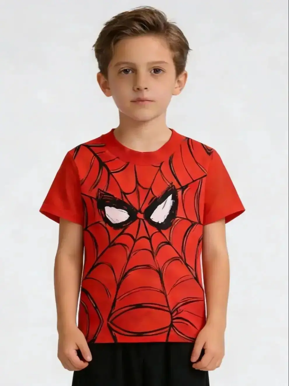 تي شيرت صيفي للأطفال مطبوع ثلاثي الأبعاد بتصميم ديدبول - للأولاد والبنات، سريع الجفاف وقابل للتنفس بأكمام قصيرة تي شيرت صيفي للأطفال مطبوع ثلاثي الأبعاد بتصميم ديدبول - للأولاد والبنات، سريع الجفاف وقابل للتنفس بأكمام قصيرة