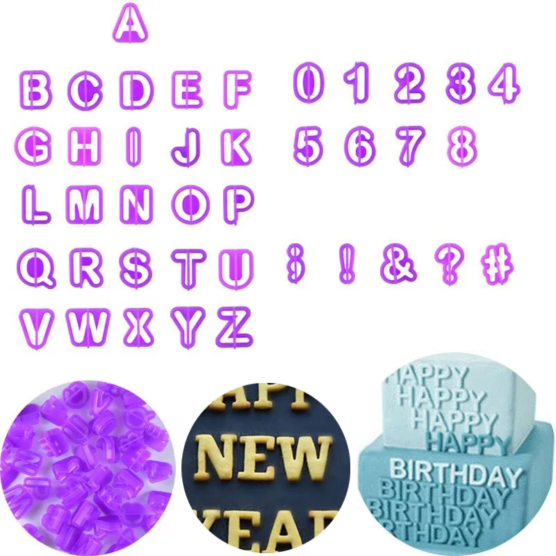 40Pcs Alphabet Number Letter Cake Mold DIY Cookie Cutter Chocolate Candy Biscuits Desserts Fondant Baking Mold Cake Decor Tool
40Pcs Alphabet Number Letter Cake Mold DIY Cookie Cutter Chocolate Candy Biscuits Desserts Fondant Baking Mold Cake Decor Tool