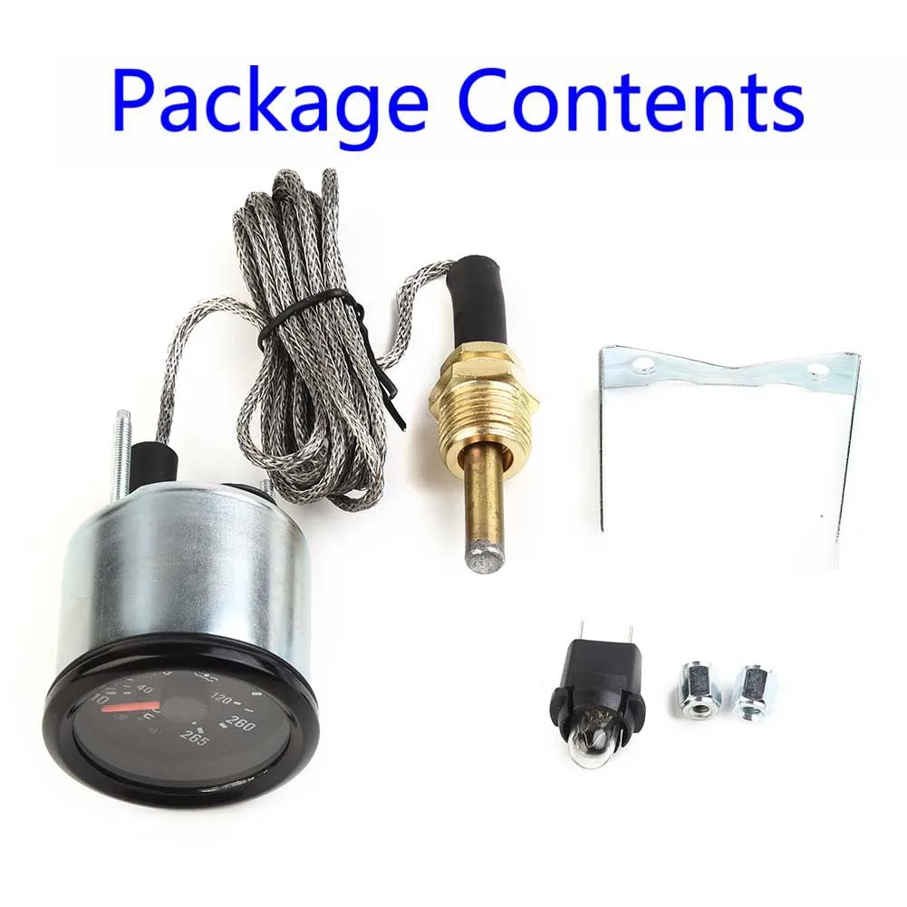 1pc 2Inch Pointer Mechanical Water Temperature Meter + 1pc NPT 1/2 Temperature Sensor With 130℃/265℉ Two Display Functions
1pc 2Inch Pointer Mechanical Water Temperature Meter + 1pc NPT 1/2 Temperature Sensor With 130℃/265℉ Two Display Functions