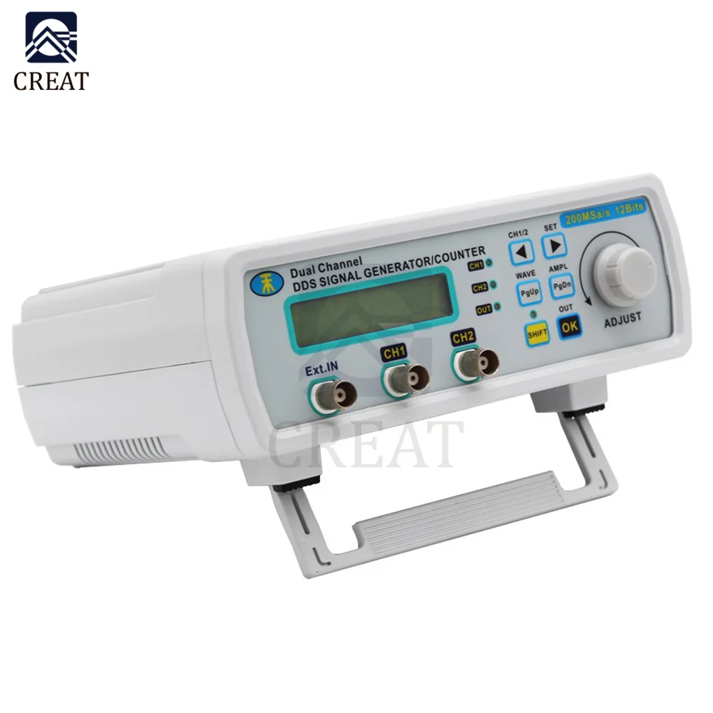 MHS-5206A 6MHZ Full CNC DDS двухканальный генератор сигналов произвольной волны, измеритель частоты
MHS-5206A 6MHZ Full CNC DDS двухканальный генератор сигналов произвольной волны, измеритель частоты