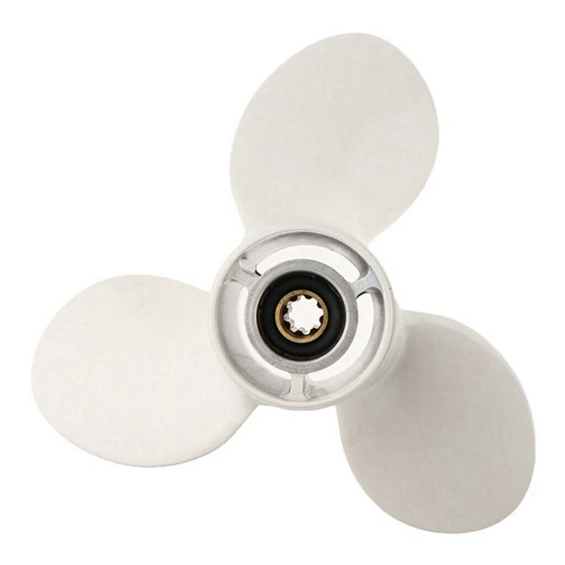 2X Propeller For Yamaha 9.9Hp 15Hp 9 1/4 X10 Boat Aluminum Alloy Screw 3 Blade 8 Spline Marine Engine Part
2X Propeller For Yamaha 9.9Hp 15Hp 9 1/4 X10 Boat Aluminum Alloy Screw 3 Blade 8 Spline Marine Engine Part