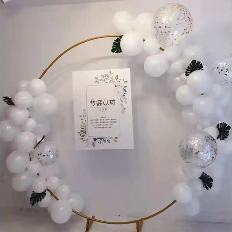 Square Base Circle Wedding Arch Background, Birthday Party Decoration, Balloon Shelf, DIY Iron Round Backdrop Stand
Square Base Circle Wedding Arch Background, Birthday Party Decoration, Balloon Shelf, DIY Iron Round Backdrop Stand