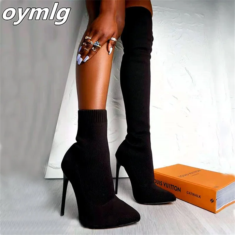 2022 autumn new large size women's boots elastic boots retro women's stiletto high heels knitted tube over the knee boots
2022 autumn new large size women's boots elastic boots retro women's stiletto high heels knitted tube over the knee boots