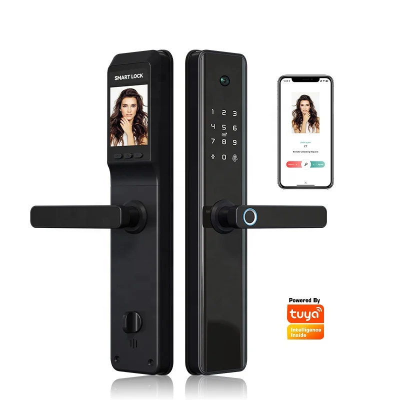 APP Automatic View Wireless Remote Control Digital Security Cats Eye Smart Fingerprint Door Lock with Camera Tuya
APP Automatic View Wireless Remote Control Digital Security Cats Eye Smart Fingerprint Door Lock with Camera Tuya