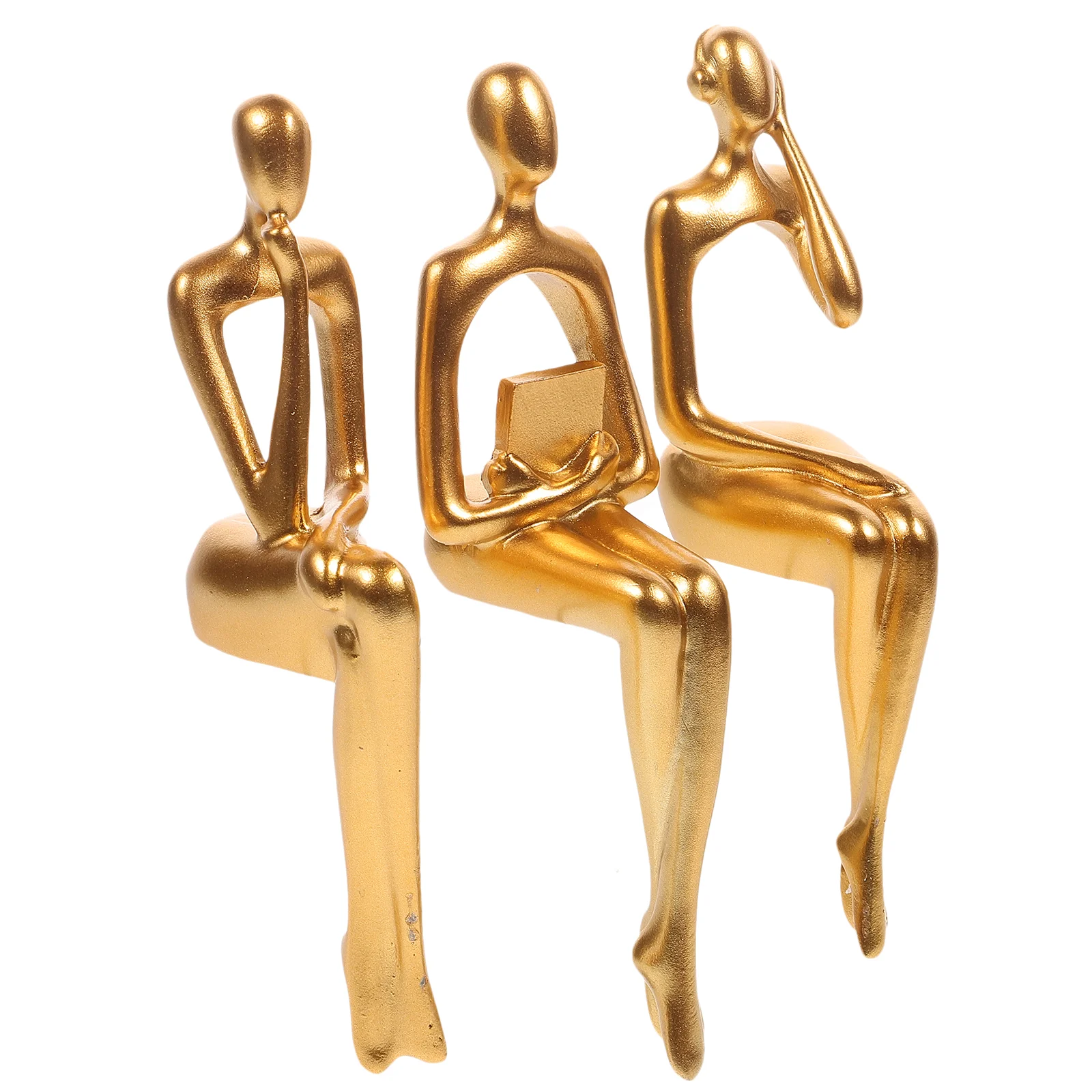 3 Pcs Ornaments Office Decor Household Resin Craft Statue Desktop Elegant Thinker Figure Decoration Abstract Figurines
3 Pcs Ornaments Office Decor Household Resin Craft Statue Desktop Elegant Thinker Figure Decoration Abstract Figurines