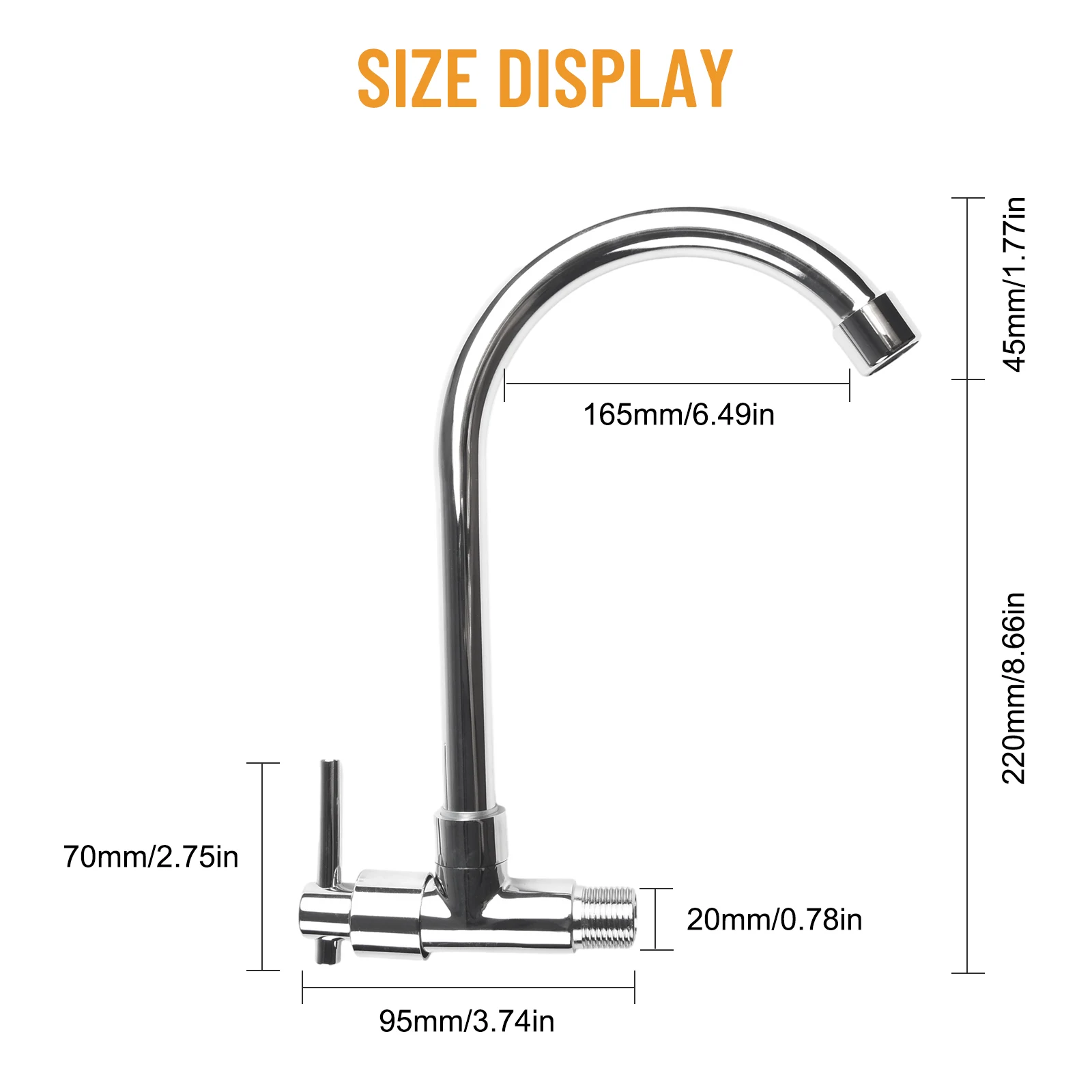Brass Kitchen Faucet Water Purifier Single Lever Hole Tap Cold Water Corrosion Resistant and Practical for Every Kitchen!
Brass Kitchen Faucet Water Purifier Single Lever Hole Tap Cold Water Corrosion Resistant and Practical for Every Kitchen!