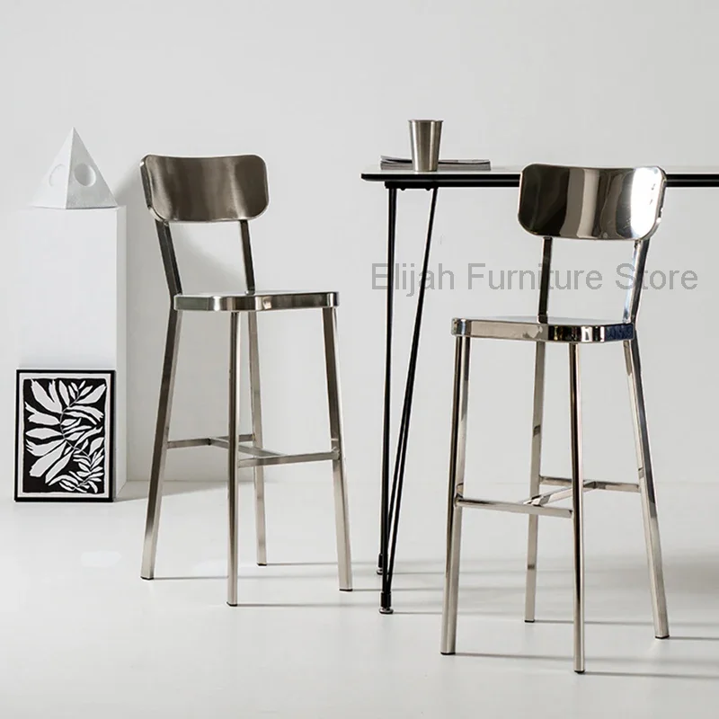 

Скандинавский современный барный стул, дизайнерский эргономичный барный стул, барный стул, высокий кухонный табурет, мебель для ресторана, бесплатная доставка