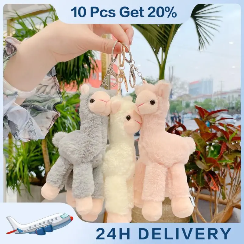 Alpaca Pendant Keychains Cute Little Doll Plush Toy Mini Doll Bag Pendant Keychain For Women Fashion Jewelry Gifts
Alpaca Pendant Keychains Cute Little Doll Plush Toy Mini Doll Bag Pendant Keychain For Women Fashion Jewelry Gifts