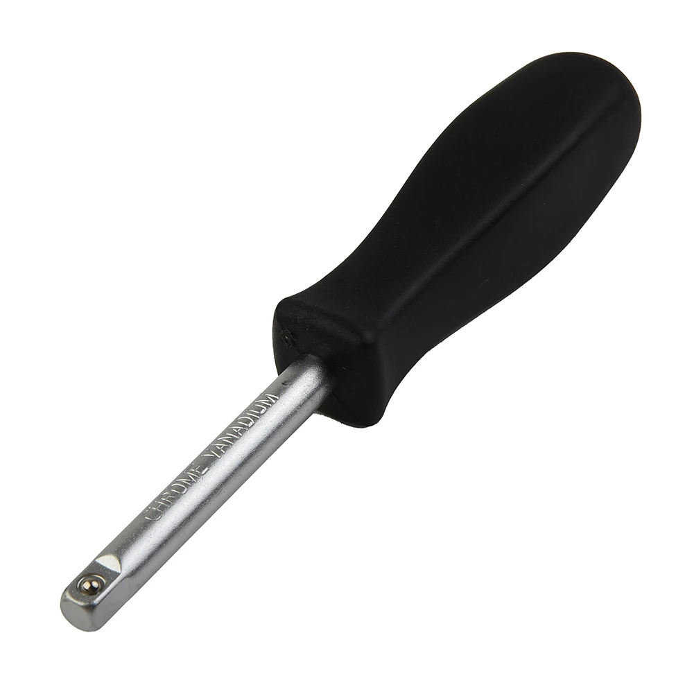 

Brand New Durable High Quality Connecting Rod Screwdriver Small Spinner Square Rubber Handle 1/4" 6.3mm Black Bottom Hole