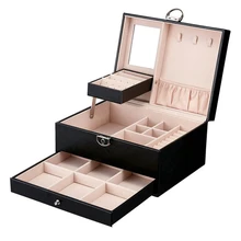 Multi Layer Jewelry Box Large Capacity Organizer For Cosmetics Gift Travel Portable Drawer Organizer Makeup Boxes With Key
Multi Layer Jewelry Box Large Capacity Organizer For Cosmetics Gift Travel Portable Drawer Organizer Makeup Boxes With Key