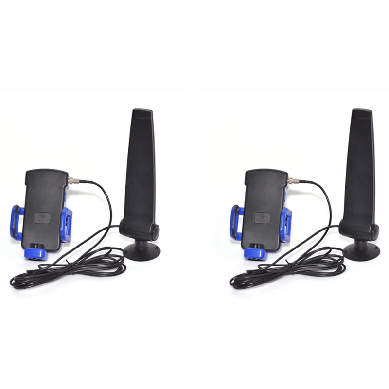 

2X 1750-2170Mhz Mobile Cell Phone Aerial 12Dbi Signal Booster With Clip 3G Antenna FME Female Connector 2.5M Cable