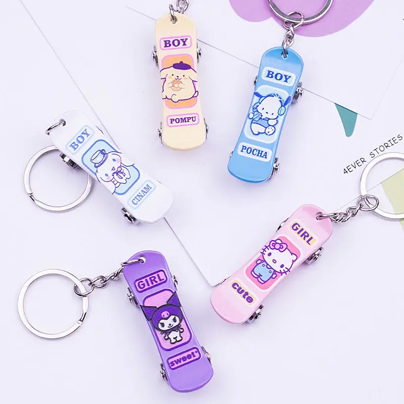 Sanrio Hello Kitty Finger Skateboard Pendant Cute Anime Kids Toys Backpack Skateboard Keychain Pendant Creative Birthday Gift
Sanrio Hello Kitty Finger Skateboard Pendant Cute Anime Kids Toys Backpack Skateboard Keychain Pendant Creative Birthday Gift