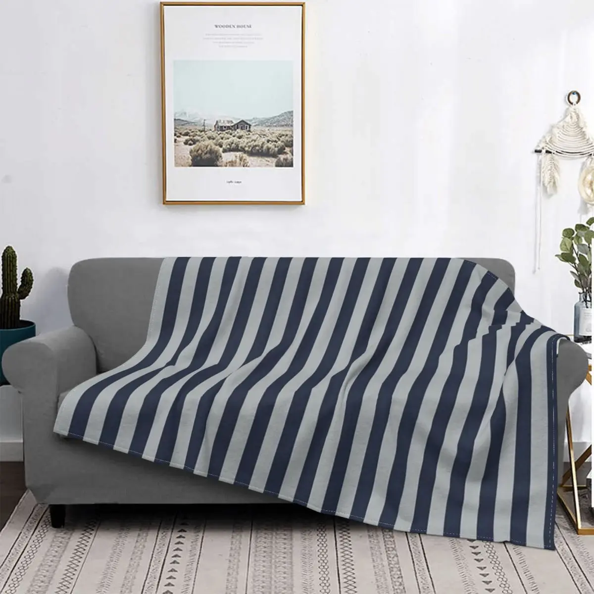 Striped Blanket Blue And Grey Throw Blankets for Sofa Bedding Lounge Queen King Home Office Couch Car All Season Blankets
Striped Blanket Blue And Grey Throw Blankets for Sofa Bedding Lounge Queen King Home Office Couch Car All Season Blankets