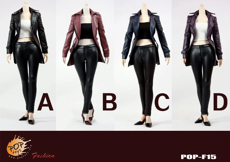 POPTOYS F15 1/6 Female Soldier Leather Clothes Leather Pants High-heeled Shoes Set Model Fit 12'' Action Figure Body In Stock
POPTOYS F15 1/6 Female Soldier Leather Clothes Leather Pants High-heeled Shoes Set Model Fit 12'' Action Figure Body In Stock