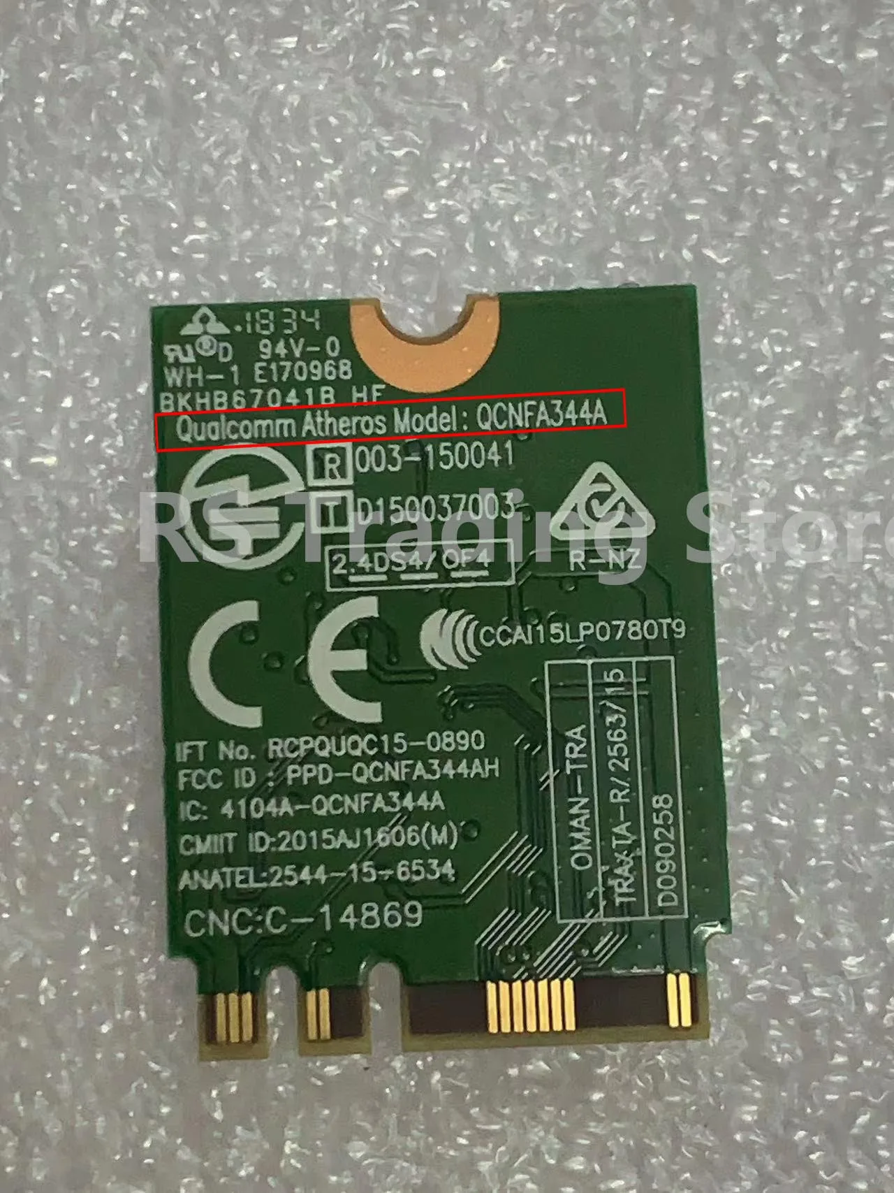 Для Dell Latitude 3580 плата Wireless WLAN Card DW1820 Bluetooth 0D4V21 QCNFA344A Original
Для Dell Latitude 3580 плата Wireless WLAN Card DW1820 Bluetooth 0D4V21 QCNFA344A Original