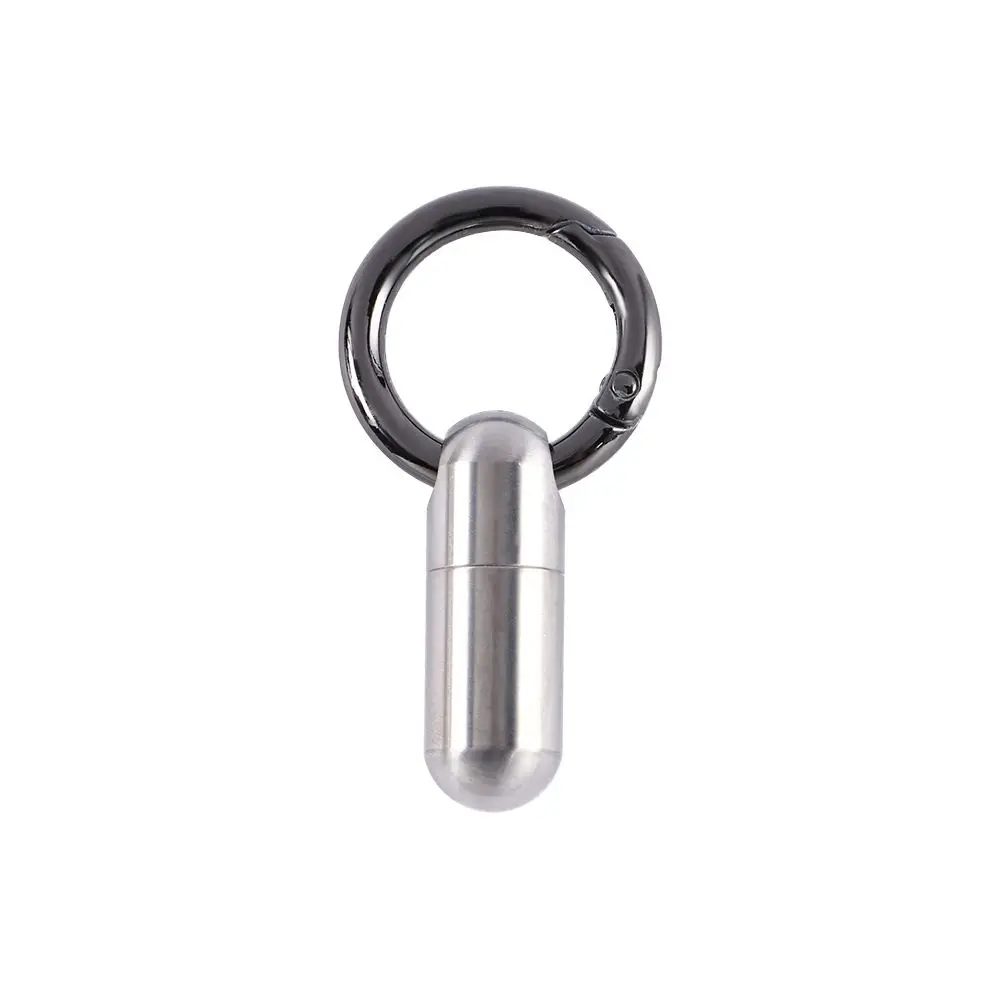 Alloy Outdoor Bottle Emergency Drug Container Canister Pill Bottles Pill Box Keychain Pill Case Medicine Bottle
Alloy Outdoor Bottle Emergency Drug Container Canister Pill Bottles Pill Box Keychain Pill Case Medicine Bottle