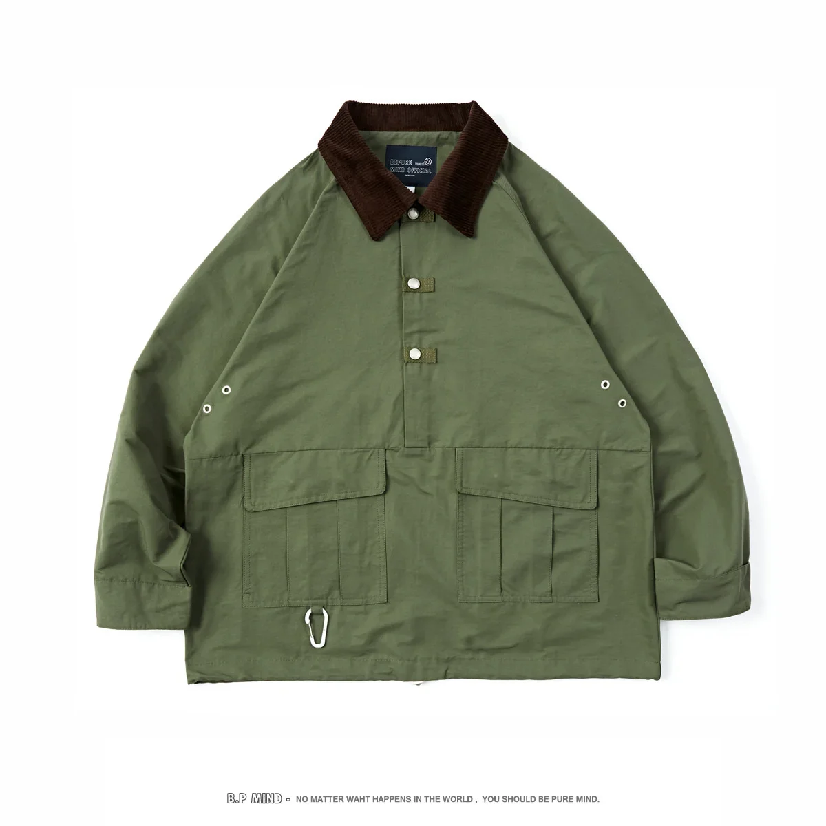 Casual Jacket Loose Three-dimensional Pocket Corduroy Collar Medium And Long Coat Outdoor Camping Travel Tooling Windbreaker
Casual Jacket Loose Three-dimensional Pocket Corduroy Collar Medium And Long Coat Outdoor Camping Travel Tooling Windbreaker