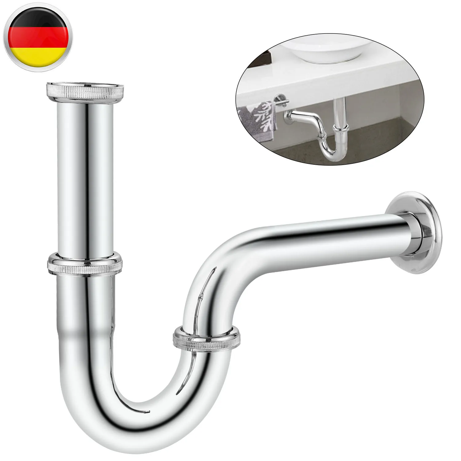 1PCS Stainless Steel Waste Drain Valve Siphon Syphon Anti-odor Water Trap 1/4''X32mm For Kitchen Bathroom Easy Installation
1PCS Stainless Steel Waste Drain Valve Siphon Syphon Anti-odor Water Trap 1/4''X32mm For Kitchen Bathroom Easy Installation