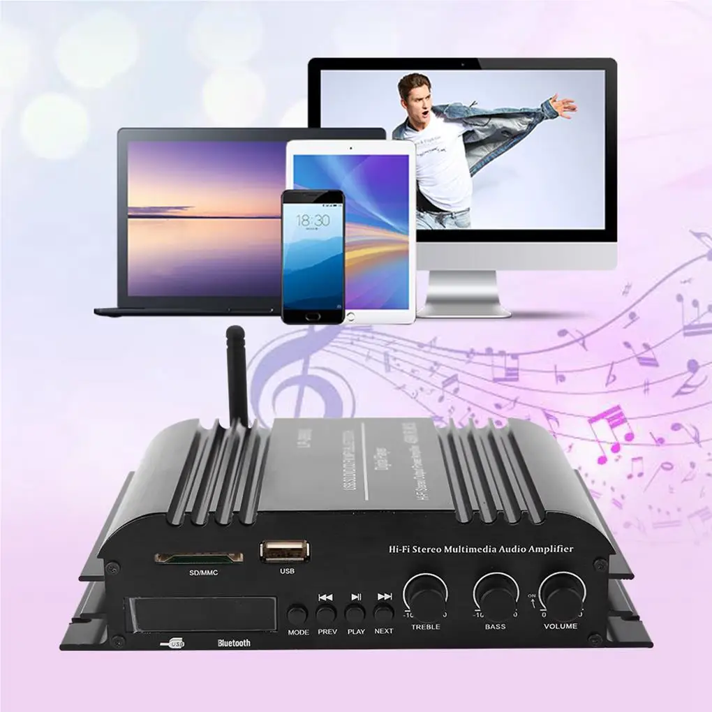 Для Lepy LP-269S Bluetooth усилитель мощности 4-канальный с дистанционным управлением для бытового усилителя 100-240 В многофункциональный контроллер
Для Lepy LP-269S Bluetooth усилитель мощности 4-канальный с дистанционным управлением для бытового усилителя 100-240 В многофункциональный контроллер