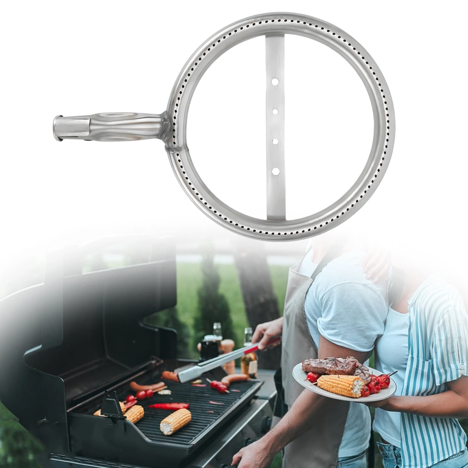 D19cm Gas Grill Tube Round Burner Stainless Steel Replacement Parts Flame Plate Grill Burner BBQ Accessories
D19cm Gas Grill Tube Round Burner Stainless Steel Replacement Parts Flame Plate Grill Burner BBQ Accessories