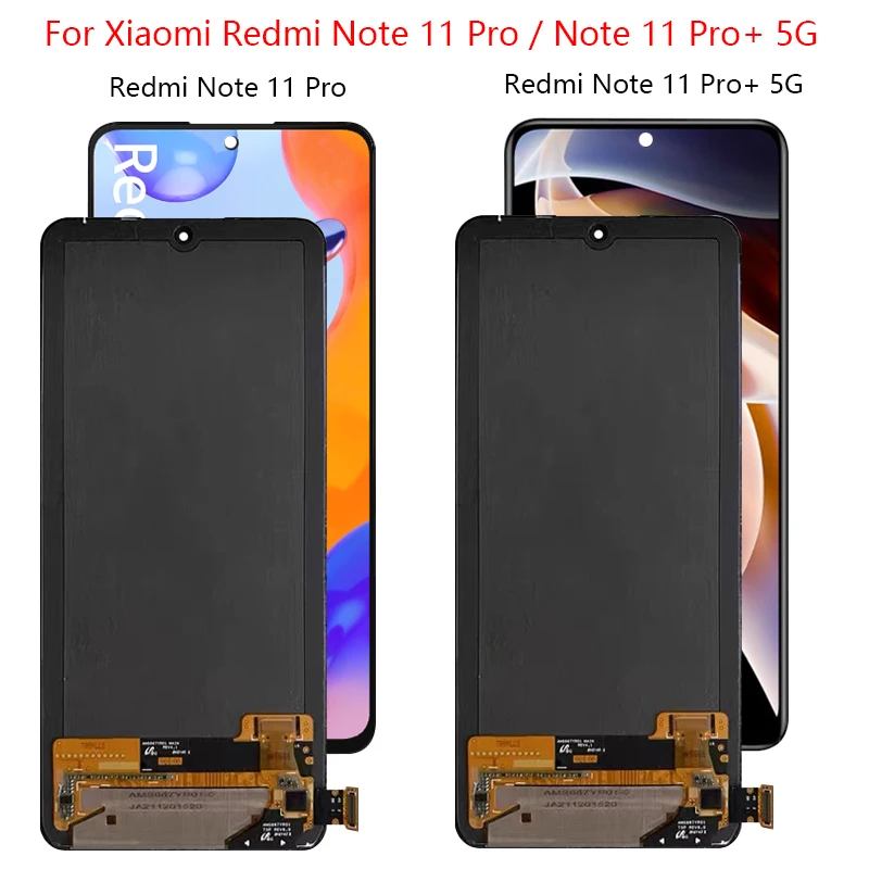 For for Xiaomi Redmi Note 11 Pro+ 5G LCD 21091116UG With Touch Screen Digitizer Assembly iaomi Redmi Note 11 Pro LCD 2201116TG
For for Xiaomi Redmi Note 11 Pro+ 5G LCD 21091116UG With Touch Screen Digitizer Assembly iaomi Redmi Note 11 Pro LCD 2201116TG