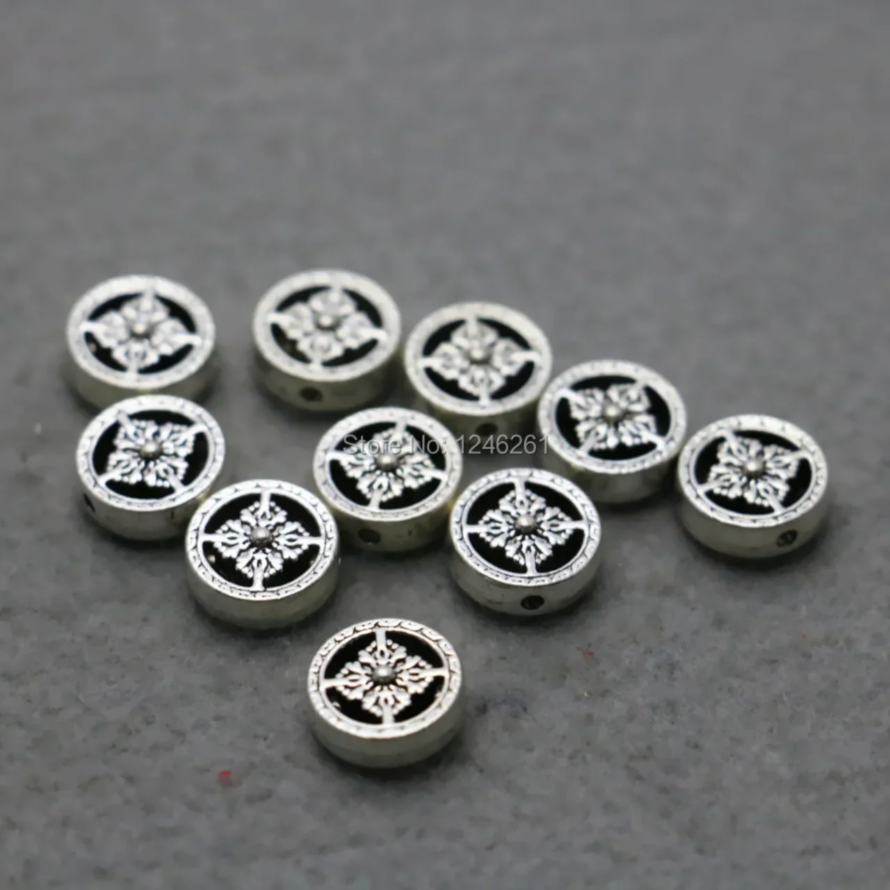 5PCS Boutique Round Alloy Spacers Loose Beads Findings Separate Fittings Accessory 13x4mm DIY Silver Color Components Findings
5PCS Boutique Round Alloy Spacers Loose Beads Findings Separate Fittings Accessory 13x4mm DIY Silver Color Components Findings