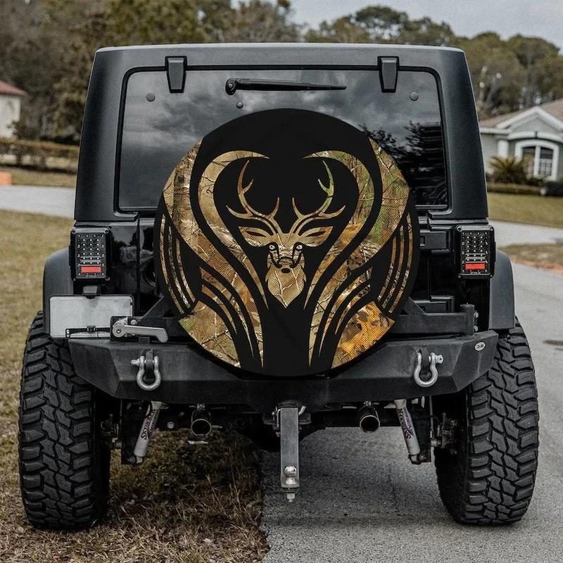 Deer Camo Background Tire Cover-Universal Wheel Tire Cover for Trailer, RV, SUV, Truck
Deer Camo Background Tire Cover-Universal Wheel Tire Cover for Trailer, RV, SUV, Truck