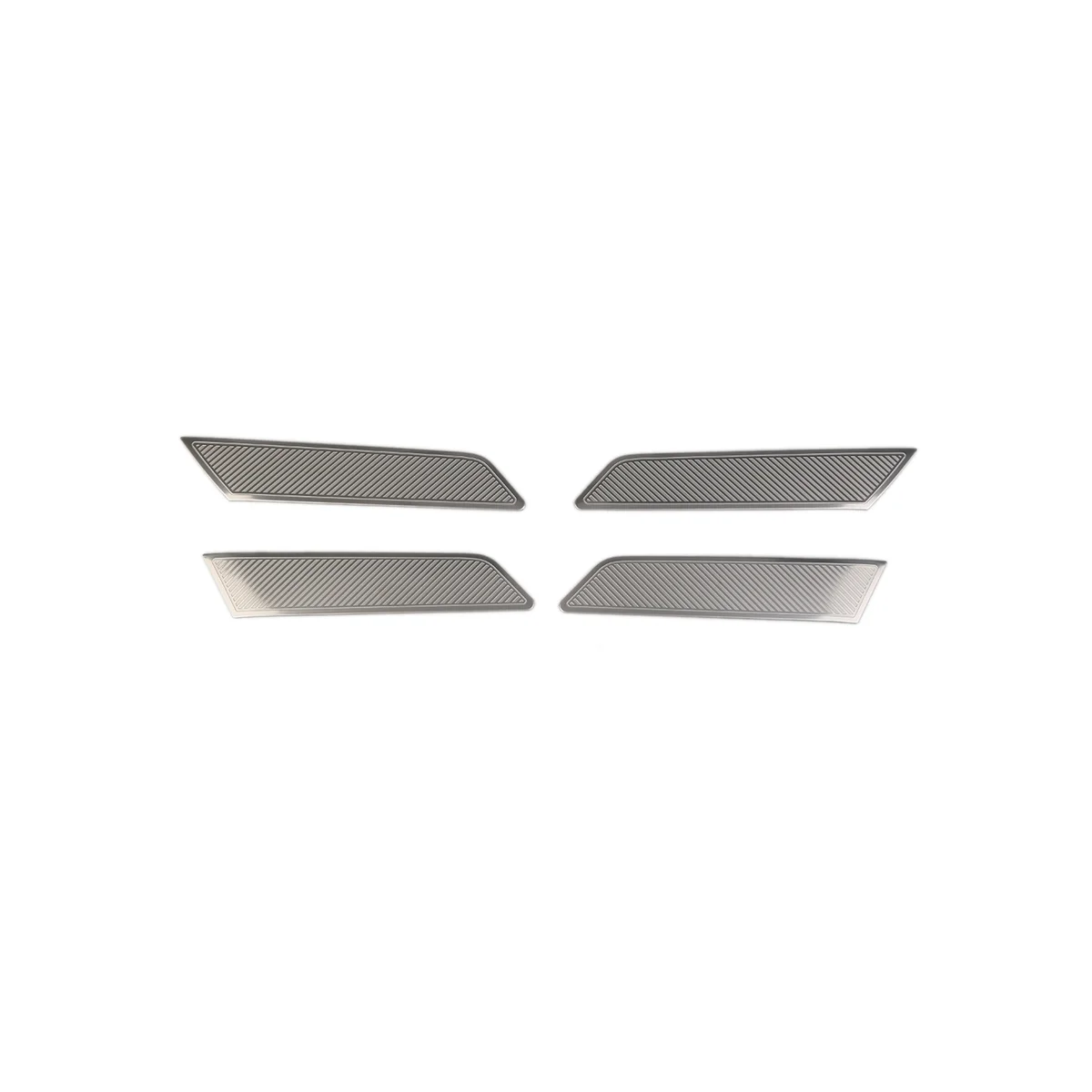 4 шт., серебристые накладки на дверную ручку салона автомобиля Ford Bronco 2021 2022 2023 
4 шт., серебристые накладки на дверную ручку салона автомобиля Ford Bronco 2021 2022 2023