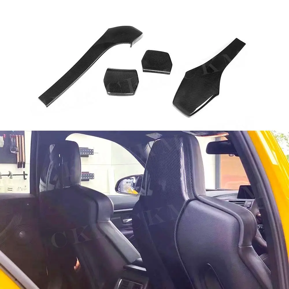 Dry Carbon Fiber Car Inner Seat Back Covers Trims for BMW F80 M3 F82 F83 M4 F87 M2 M2C Sedan Coupe Convertible 2014 - 2019
Dry Carbon Fiber Car Inner Seat Back Covers Trims for BMW F80 M3 F82 F83 M4 F87 M2 M2C Sedan Coupe Convertible 2014 - 2019