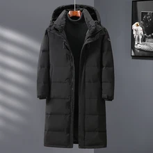 Autumn and Winter Black and White Knee-length Down Jacket European Style Outdoor Thickened Jacket Business Office Men's Jacket
Autumn and Winter Black and White Knee-length Down Jacket European Style Outdoor Thickened Jacket Business Office Men's Jacket