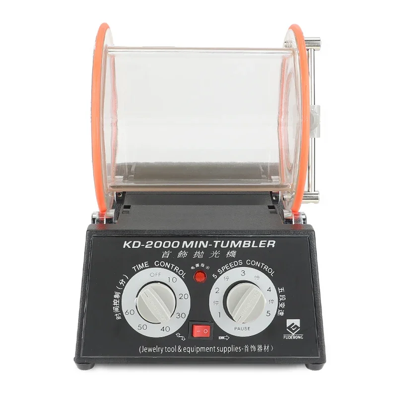 

KD-2000 5KG Jewelry Mini Polisher Tumbler Rotary Machine Surface Polishing Finishing Device