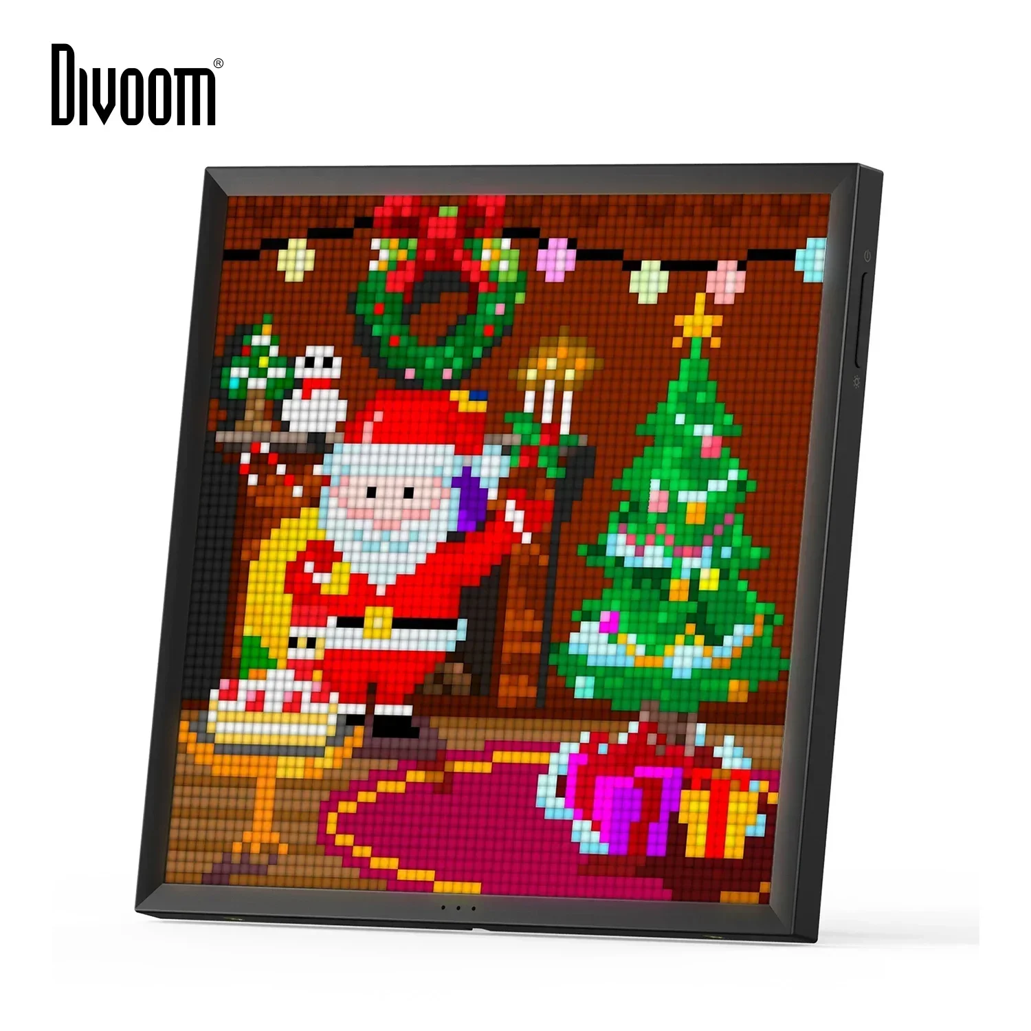 

Цифровая фоторамка Divoom Pixoo с экраном 64, рамка для фотографий с разрешением Pixel Art светодиодный, рамка для фотографий, электронный дисплей, домашний будильник