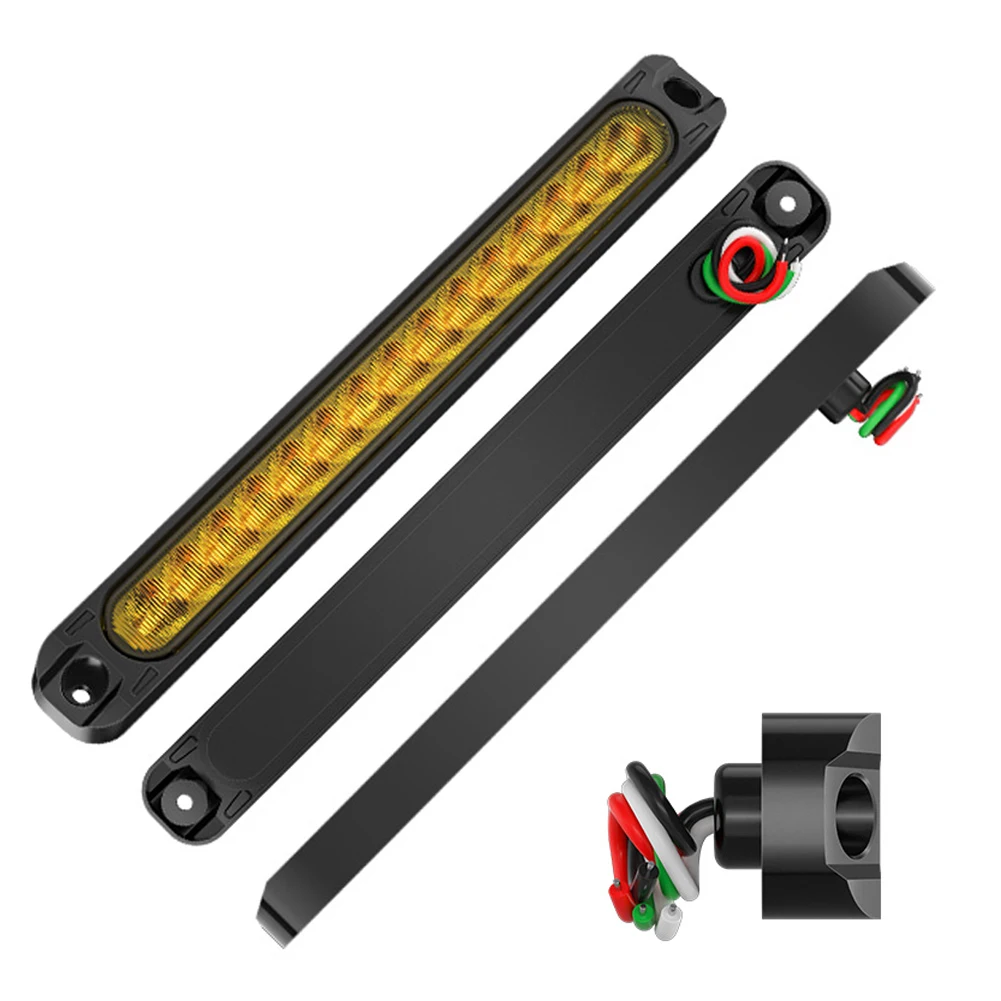 1Pc 15 LED Trailer Brake Tail Light LED Bar Stop Turn Tail Lights IP65 Waterproof Assembly Brake Strip Red/White/Yellow Light
1Pc 15 LED Trailer Brake Tail Light LED Bar Stop Turn Tail Lights IP65 Waterproof Assembly Brake Strip Red/White/Yellow Light