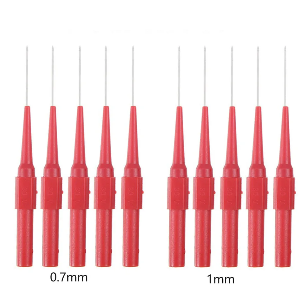 10pcs 0.7mm 1.0mm Test Probe Measuring Device Clamp Copper Test Probes Plugs Test Puncture Wire Meter Needle Multimeter Pen
10pcs 0.7mm 1.0mm Test Probe Measuring Device Clamp Copper Test Probes Plugs Test Puncture Wire Meter Needle Multimeter Pen