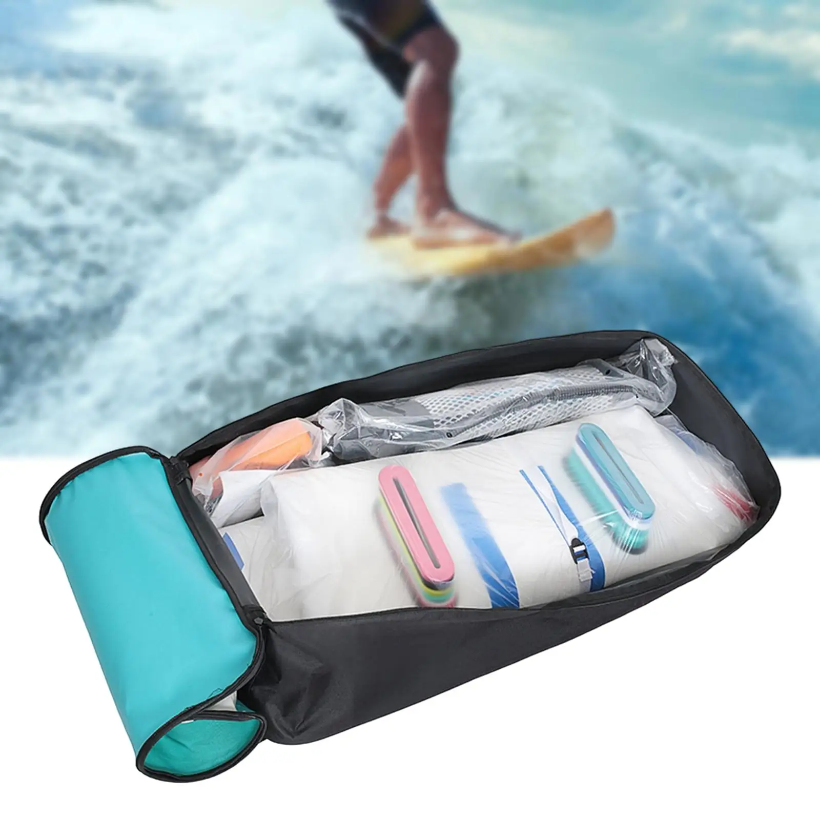 

Inflatable Paddle Board Bag 600D Oxford Cloth Waterproof Stand up Paddle Board Backpack for Standing Board Outdoor Water Sports